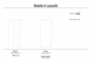 Cassettiera - Mds Mobildiscount