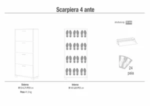 Scarpiera - Mds Mobildiscount