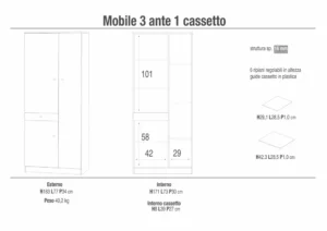 Armadietto - Mds Mobildiscount