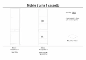 Armadietto - Mds Mobildiscount