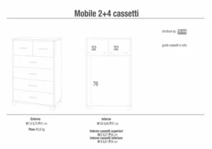 Cassettiera - Mds Mobildiscount