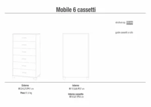 Cassettiera - Mds Mobildiscount