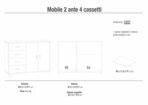 Cassettiera - Mds Mobildiscount