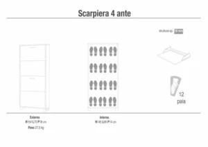 Scarpiera - Mds Mobildiscount